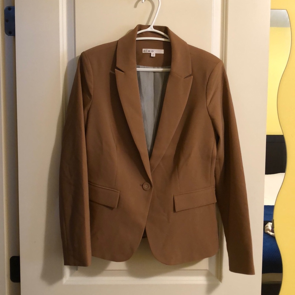 Tan Cleo blazer - never used!